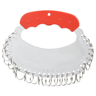 送记号笔 加厚钥匙盘 钥匙圈环 钥匙板可标记护手钥匙牌钥匙扣不锈钢收纳管理钥匙串多位可选