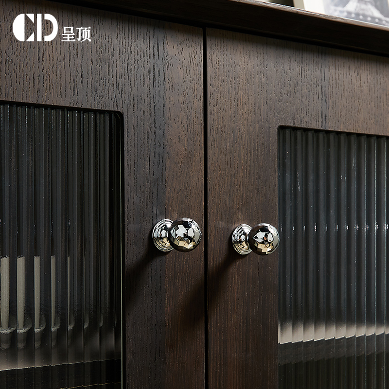 精雕黄铜柜门抽屉法式轻奢拉手