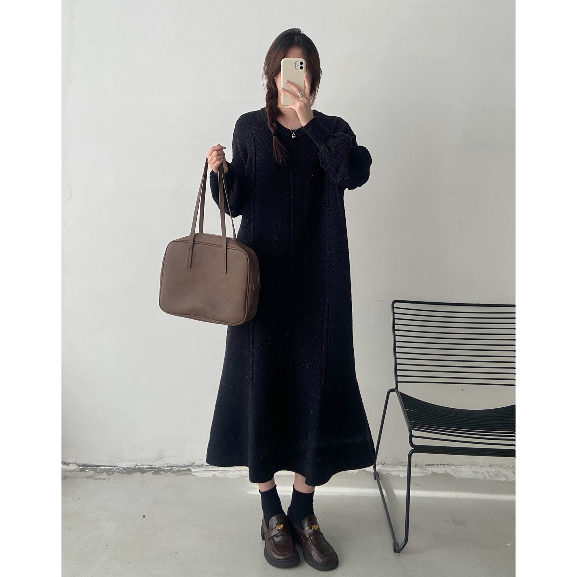 星空针织连衣裙女秋冬季新款胖mm大码宽松毛衣打底裙显瘦鱼尾裙子,女装/女士精品,连衣裙,淘宝优惠券,粉丝福利购,淘宝优惠卷