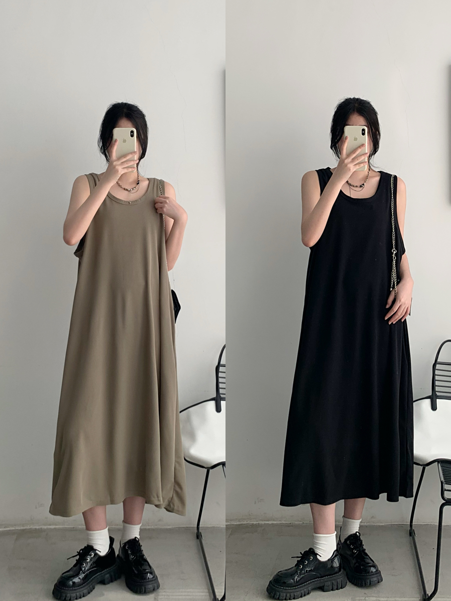 慵懒休闲风格A字型纯色