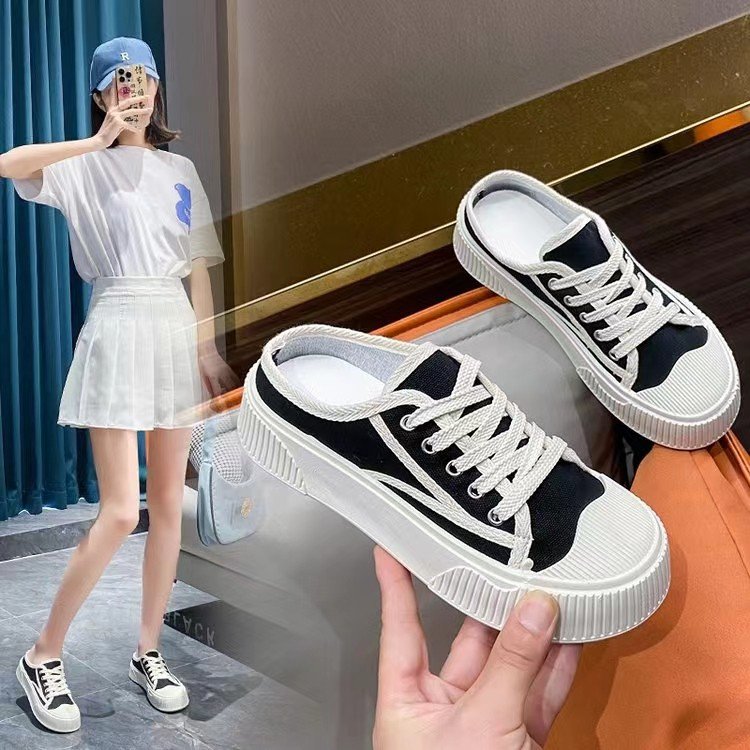 2023平底包头拖女夏外穿