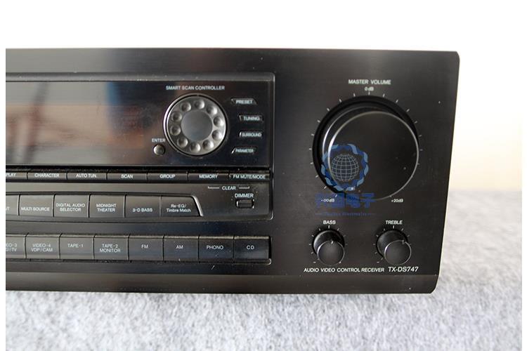 二手安桥tx-ds747 家用5.1声音响功放机光纤同轴家庭影院进口