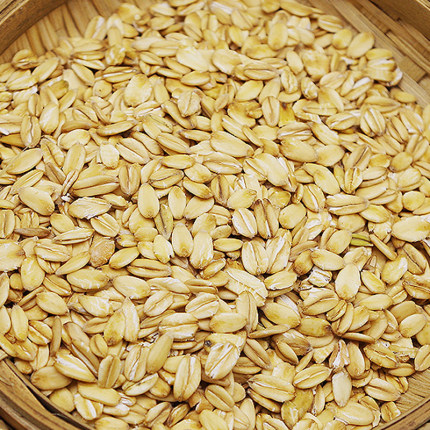 全粒生燕麦片250g非即食五谷杂粮需煮原味营养早餐水煮