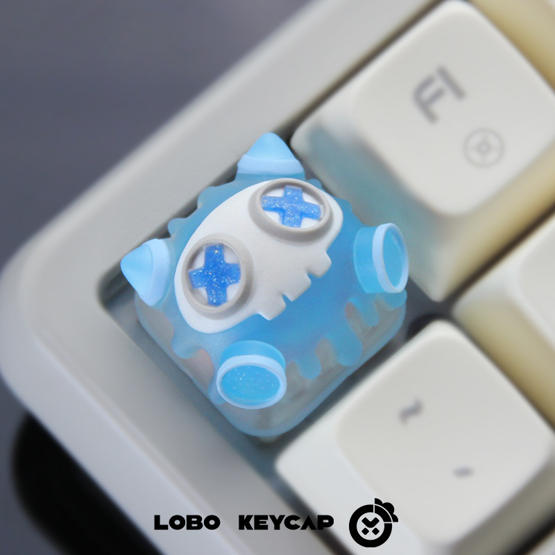 小萝卜原创设计CELL个性键帽十字轴机械键盘帽生日礼物透光