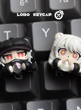 LOBO三角洲麦晓雯露娜人物树脂键帽机械键盘个性键帽替换esc礼物