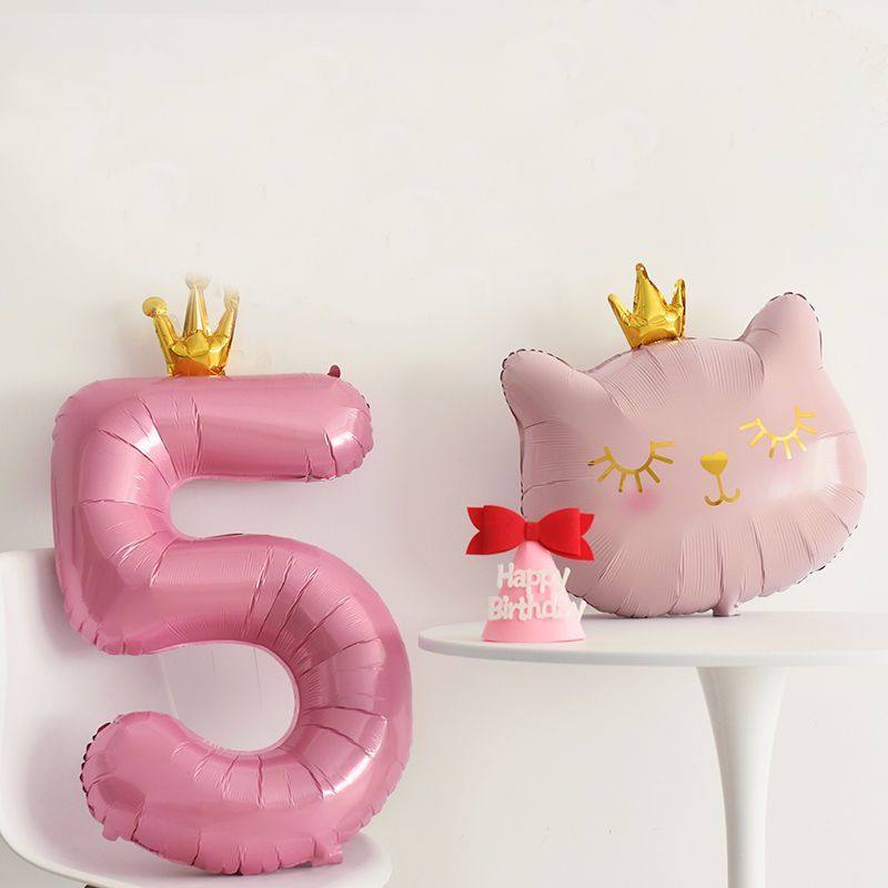 40寸大号皇冠数字气球儿童宝宝周岁生日派对场景布置装饰拍照道具,节庆用品/礼品,气球,淘宝优惠券,粉丝福利购,淘宝优惠卷
