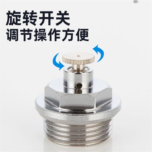 暖气片排水阀堵头帽4分61