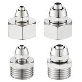 净水器接头4分转2分PE管水龙头净水机进水口配件变径转换连接水管