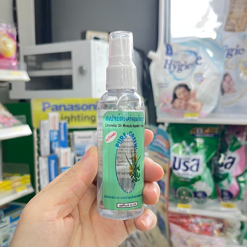 泰国711PureGreen香茅味驱蚊水