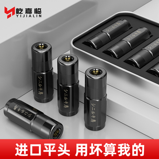 装载机专用黄油枪头进口平头黄油枪配件软管高压防爆加油注油嘴头