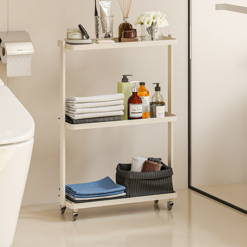 顾得家具移动超窄浴室置物架