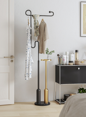 顾得金属衣帽架大容量简易落地挂衣架卧室床边放衣架家用晾衣架子