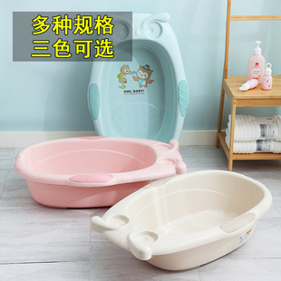 婴儿洗澡盆宝宝卡通浴盆新生幼儿童可坐躺家用大号沐浴盆小孩用品