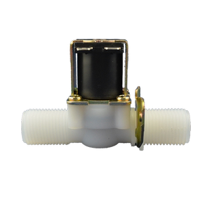 以赛塑料4分电磁阀12V24V110V220V常闭常开电磁水阀先导阀直开阀