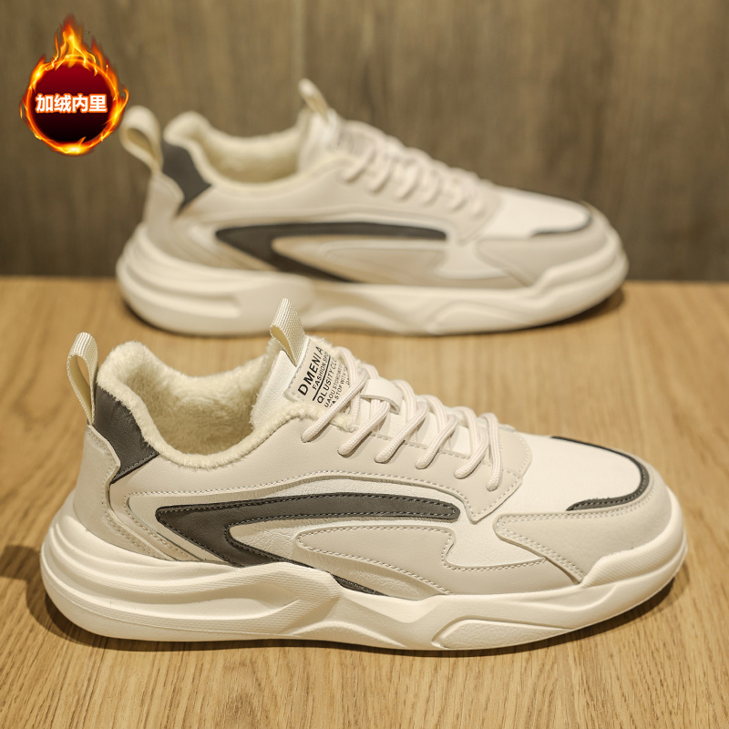 加绒老爹鞋男鞋保暖冬季潮鞋