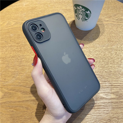 适用于苹果11手机壳全包摄像头iphone11新款撞色硅胶苹果11pro max防摔磨砂透明苹果11网红同款高档简约男女