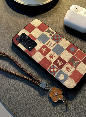 适用于荣耀V40手机壳新款v30保护套全包防摔Honor布纹硅胶v30pro网红女款V20挂绳高级感潮牌卡通轻奢版简约外