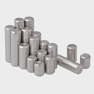 304不锈钢圆柱销定位销固定销子轴销钉实心M1M2M3M4M5Φ6φ8M10mm