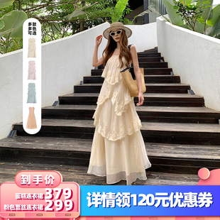 【所有女生的衣橱直播间】米花家 三色蛋糕连衣裙/粉色蕾丝连衣裙