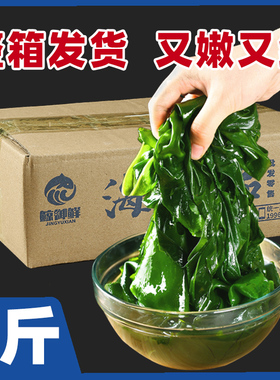 盐渍裙带菜叶旗舰店群代带菜半干货0海带汤低卡脂肪非韩式嫩芽5斤