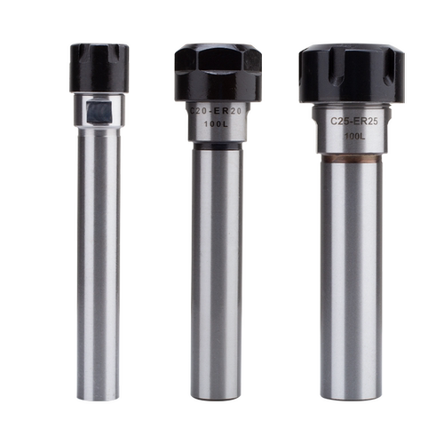 PQT直柄ER延长杆螺帽加长杆A型夹头雕刻小径 C12-ER8M-ER11A-ER16