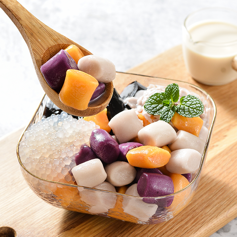 芋圆成品珍珠芋圆奶茶烧仙草水果捞配料奶茶店大小丸子商用原料,粮油调味/速食/干货/烘焙,芋圆,淘宝优惠券,粉丝福利购,淘宝优惠卷