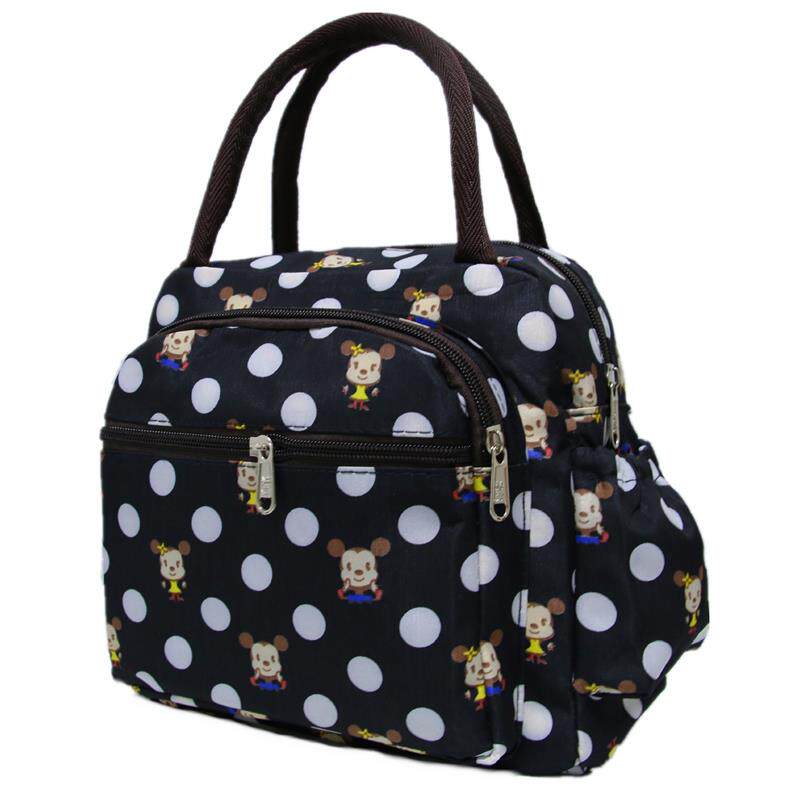 加厚防水妈咪上班帆布手提包 女大容量多隔层妈妈牛津布手拎布包