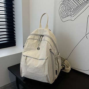 2025新款旅行包小型轻便双肩包超轻高级感小众尼龙帆布上班通勤
