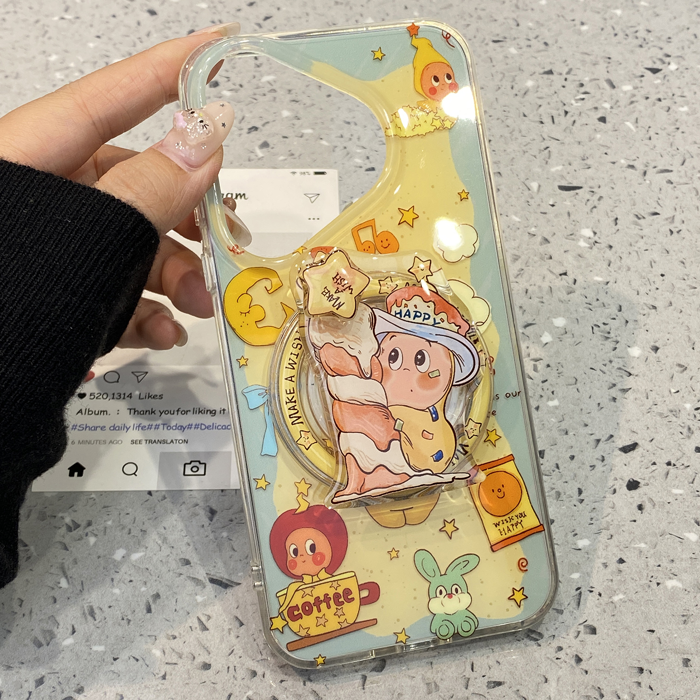 【每日新品】可旋转星星人磁吸支架适用华为pura70pro手机壳pura80高级感p80新款p70外壳mate60pro十mate70女