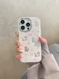 Apple, милый совместимый iPhone 15 с бантиком, iPhone15 Pro, чехол для телефона, небольшой защитный чехол, iphone, 13promax, популярно в интернете