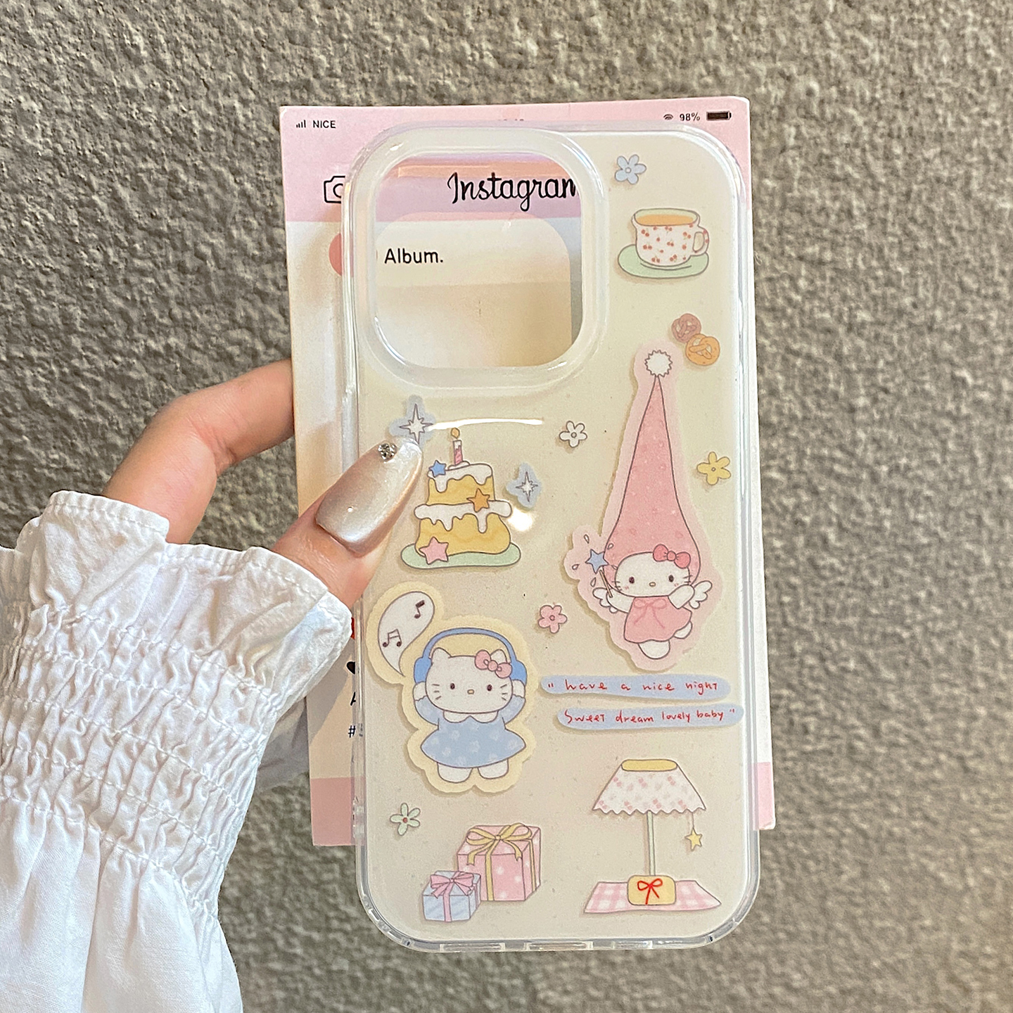 ins可爱蛋糕kitty猫适用于苹果17pro手机壳iphone16保护套14全包13防摔新款15promax小众max女款手机套超好看