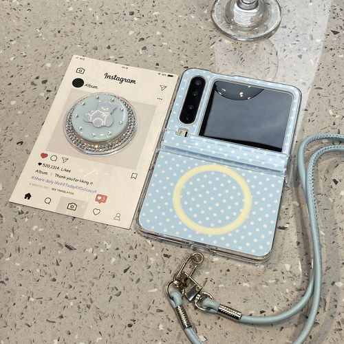 【每日新品】简约高级感满屏波点适用华为purax折叠屏手机壳Pocket2小米mixflip2三星zflip7/6/5典藏版pura/x