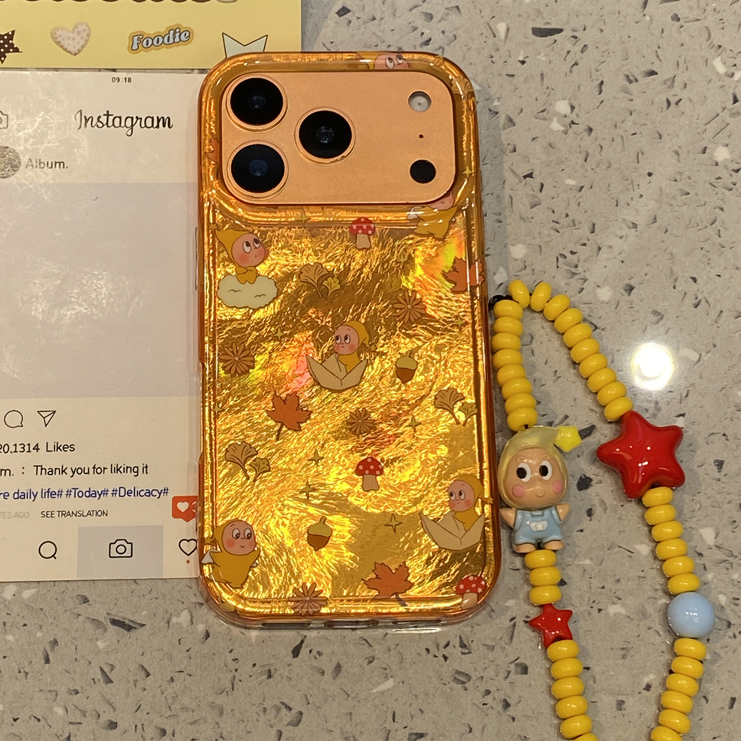 【每日新品】纸船枫叶星星人适用于iphone17手机壳苹果15保护套14手链13新款17promax全包16pro个性max手机套