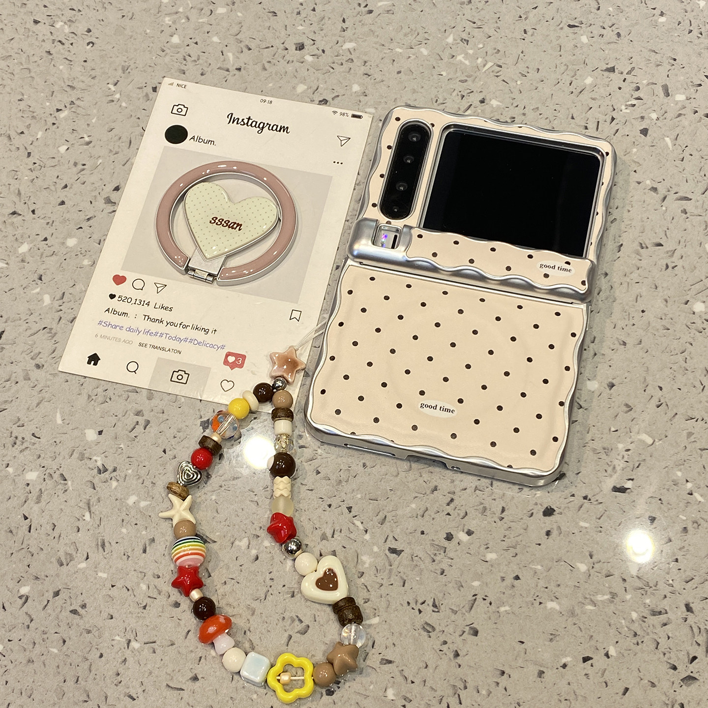 ins韩风黑波点爱心磁吸支架带链条适用华为purax手机壳pura/x折叠屏超好看外壳超火女款个性创意保护套不撞壳,3C数码配件,手机保护套/壳,淘宝优惠券,粉丝福利购,淘宝优惠卷