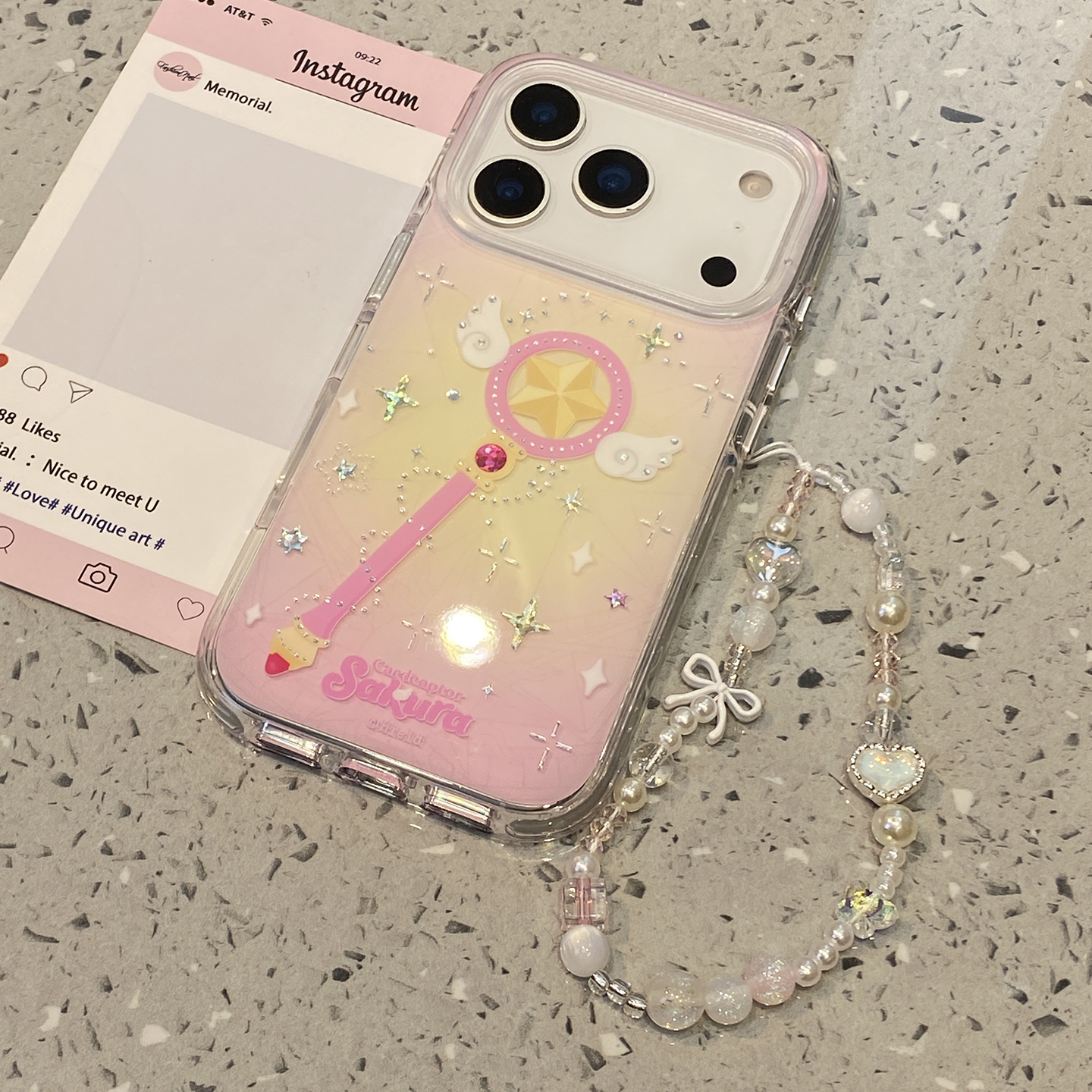 ins少女魔法棒适用于苹果15手机壳iphone16保护套14p手链13全包新款17promax防摔16pro个性max高级感女手机套