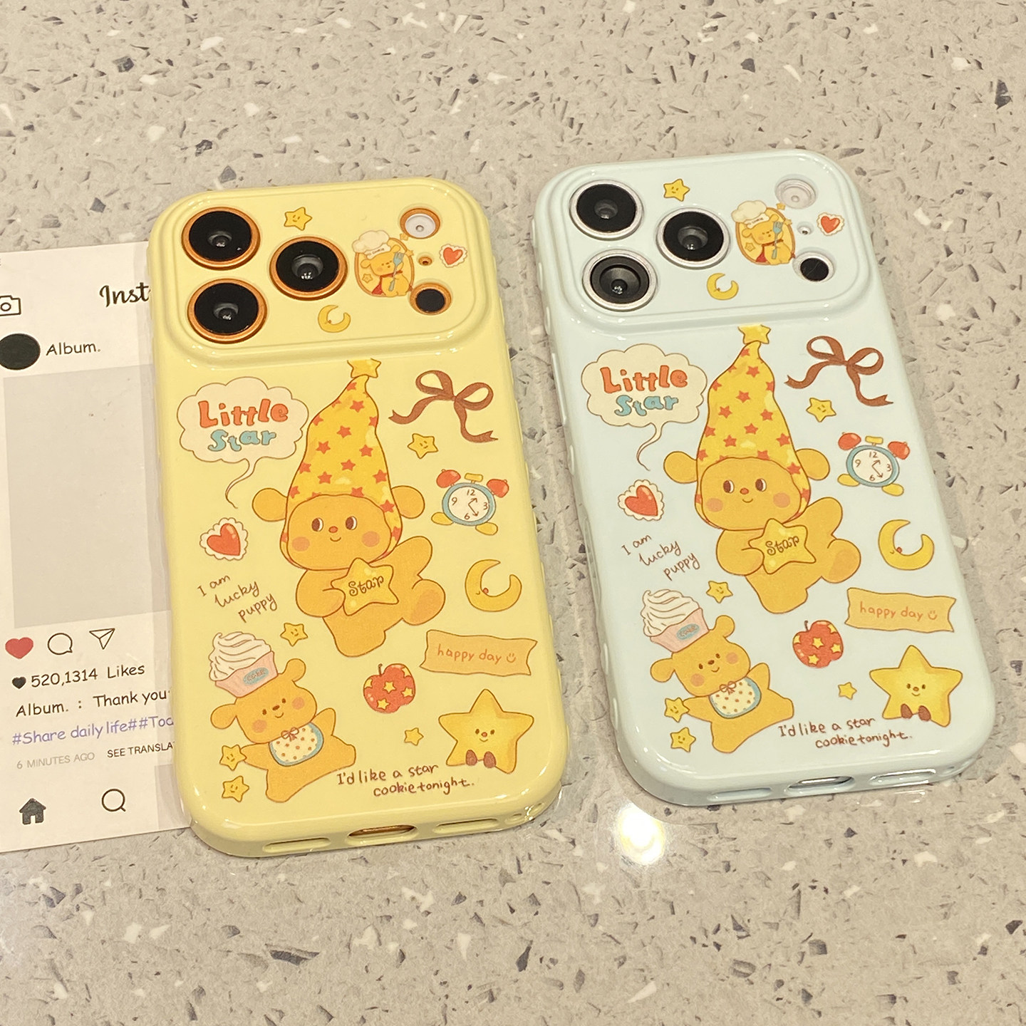 日韩ins可爱涂鸦星星小狗适用于iphone17promax手机壳苹果16保护套14小众13硅胶新款15pro全包max超火手机套,3C数码配件,手机保护套/壳,淘宝优惠券,粉丝福利购,淘宝优惠卷