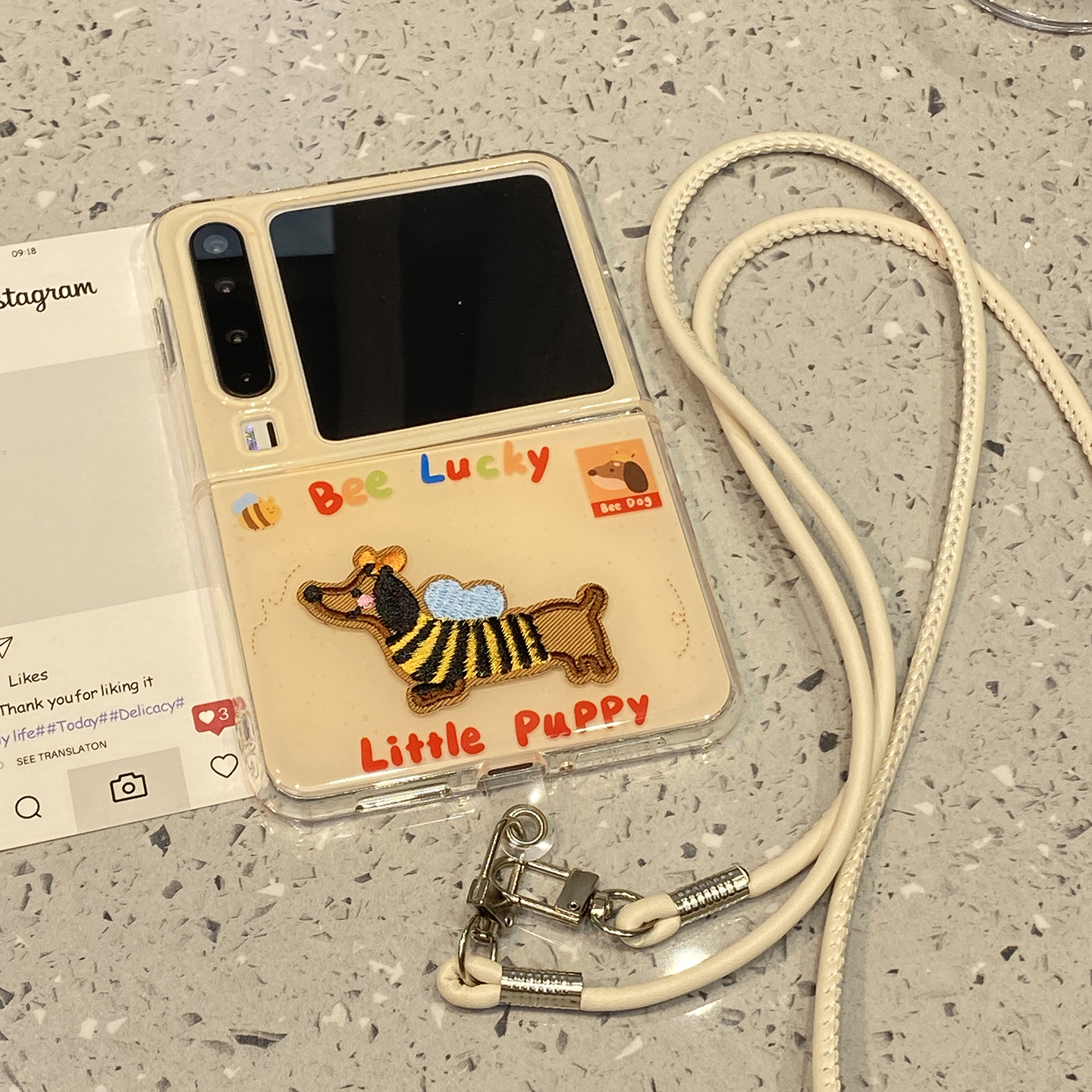 【每日新品】可爱字母腊肠狗斜跨挂绳适用华为purax折叠屏手机壳Pocket2超好看pura外壳x典藏版高级感小众女