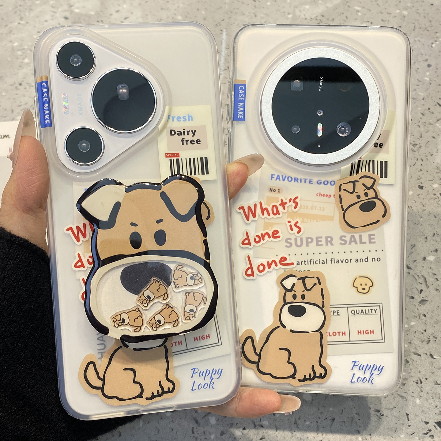 【每日新品】可爱线条狗狗适用华为pura80pro手机壳pura70pro保护套p70p新款p80外壳mate60pro/mate70高级感