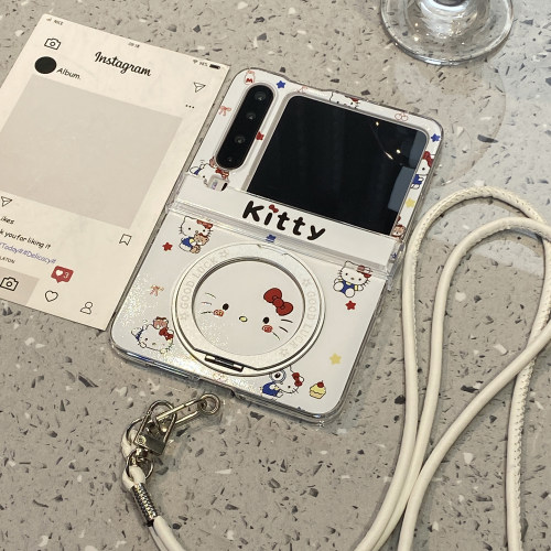 【每日新品】趣味卡通猫咪表情适用华为purax手机壳Pocket2小米mixflip2/pura/x折叠屏s三星zflip7典藏版6/5