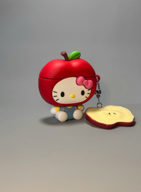 可爱少女kt猫防尘塞身体适用airpods4保护套airpod3苹果pro3耳机壳二代无线蓝牙三代aipods2代airpodpro2创意