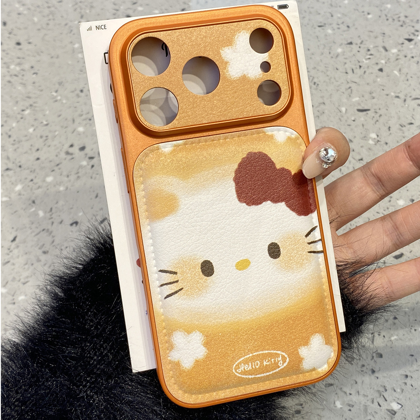 【每日新品】日韩可爱橙色晕染KT猫适用于苹果17promax手机壳iphone16保护套14皮纹新款15pro超好看max手机套,3C数码配件,手机保护套/壳,淘宝优惠券,粉丝福利购,淘宝优惠卷