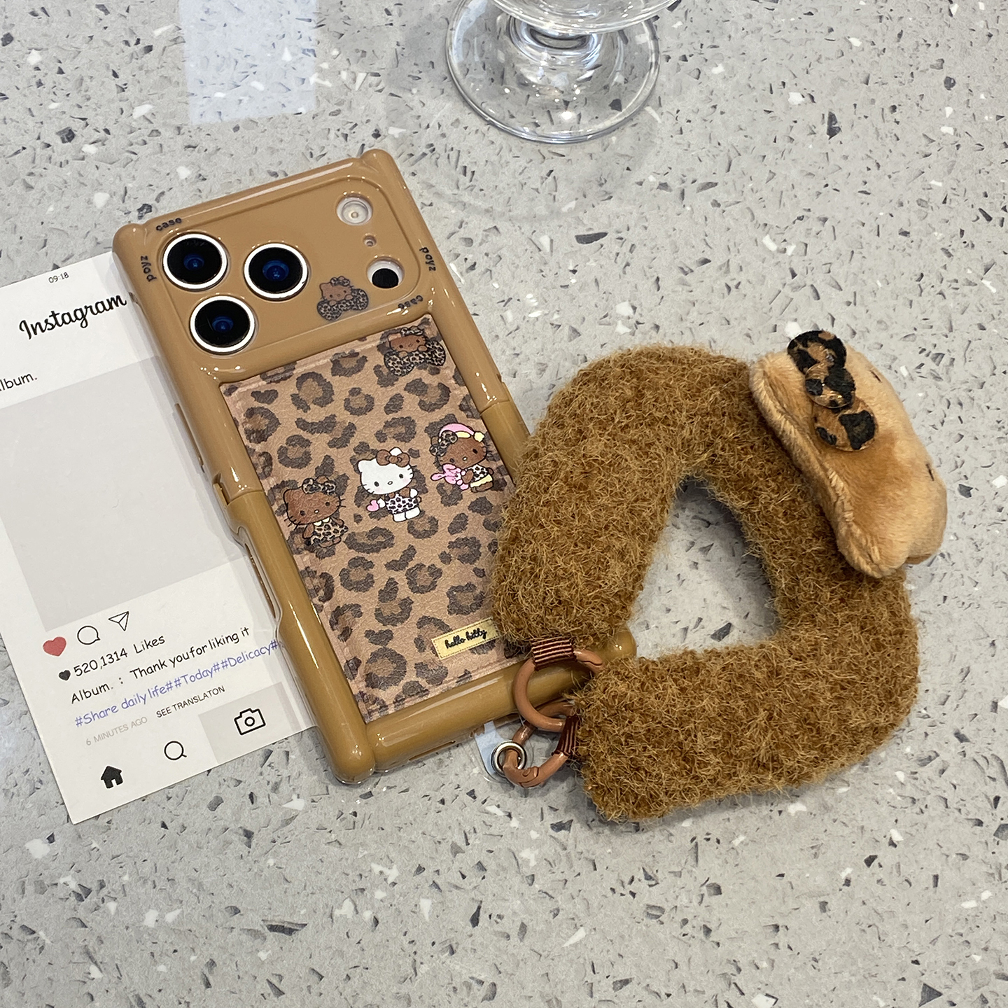 【每日新品】韩系复古豹纹KT猫适用于iphone17promax手机壳苹果15保护套14折叠支架13新款16pro创意max手机套