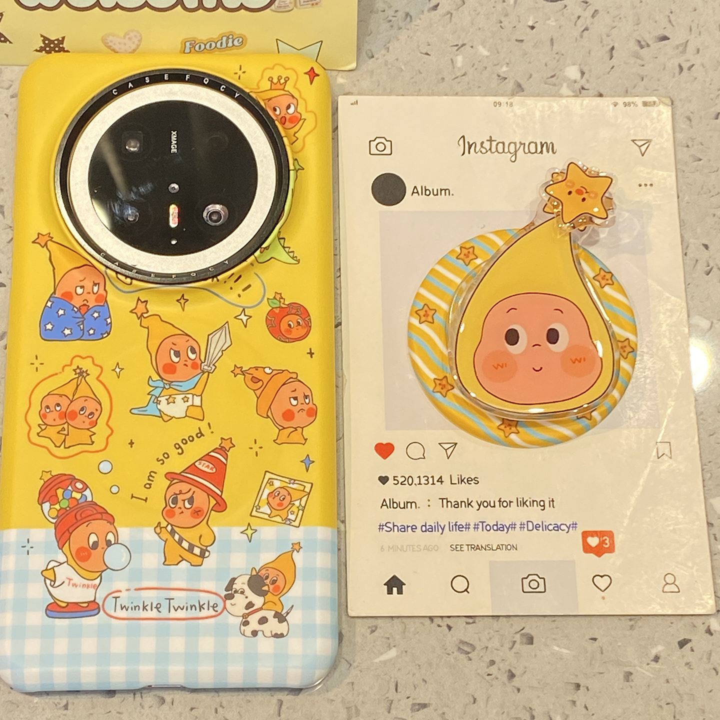 可爱卡通星星人旋转磁吸支架适用华为mate60pro手机壳mate70pro十保护套p60pro外壳高级感新款超好看女款防摔