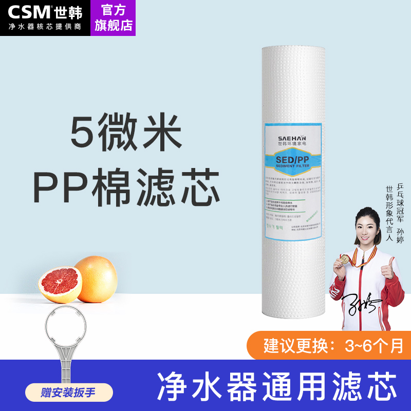 世韩家用净水器pp10寸3my16前置