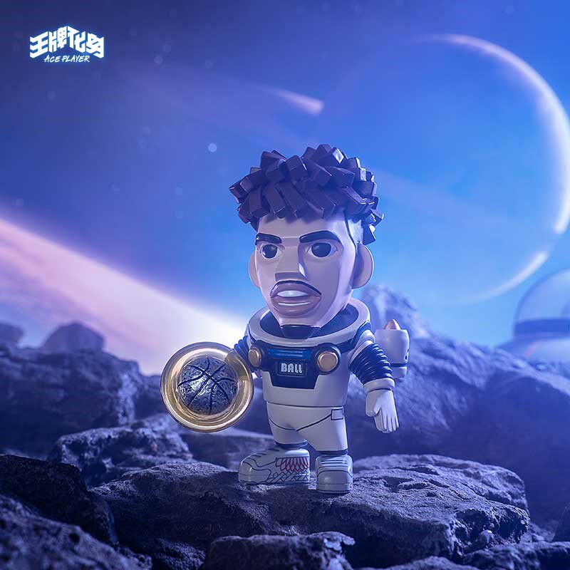 【现货】one of one三球nba球星手办盲盒拉梅洛鲍尔