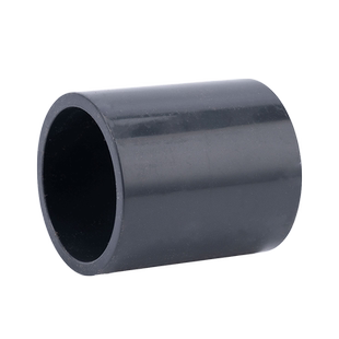 顶建UPVC直接接头工业化工管给水管件内插直通配件4分32 50 110mm