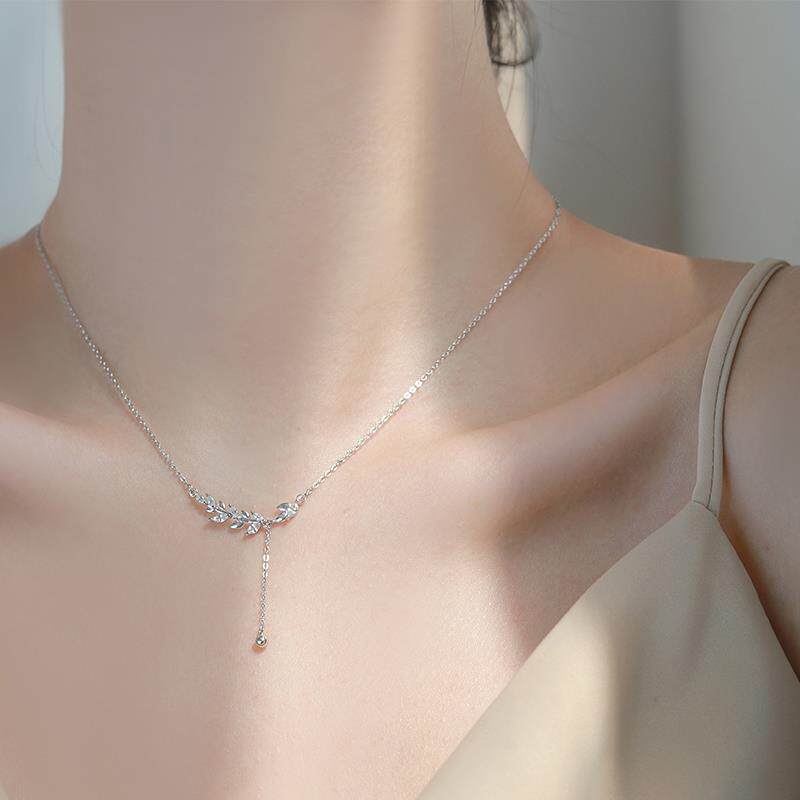 穗穗平安S999纯银项炼女轻奢小众2025高级感锁骨炼生日礼物送女友