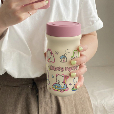 保温杯水杯男女款小巧便携带茶隔316不锈钢保温杯咖啡杯随手杯