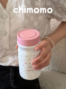 chimomo水杯迷你小保温杯女生小巧便携不锈钢带茶隔口袋保温杯
