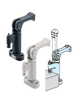 深圳日本IMAO今尾凸轮型一触式摆动夹QLSWC200VR-NP回传夹具